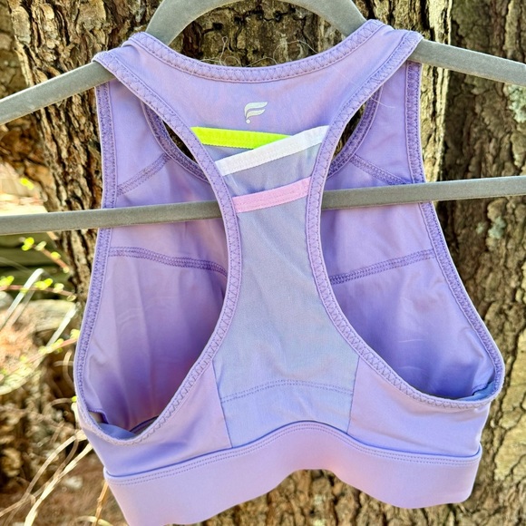 Trinity High Impact Sports Bra Purple Neon XXS - Picture 3 of 4